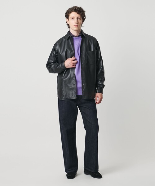 UNITED ARROWS（ユナイテッドアローズ）の「ウール カシミヤ クルーネック スウェットニット（ニット/セーター・メンズ・グレー系/ナチュラル/ブラック/ライラック・S/L/XL/M）」の15枚目の写真