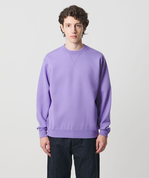 UNITED ARROWS（ユナイテッドアローズ）の「ウール カシミヤ クルーネック スウェットニット（ニット/セーター・メンズ・グレー系/ナチュラル/ブラック/ライラック・S/L/XL/M）」の16枚目の写真