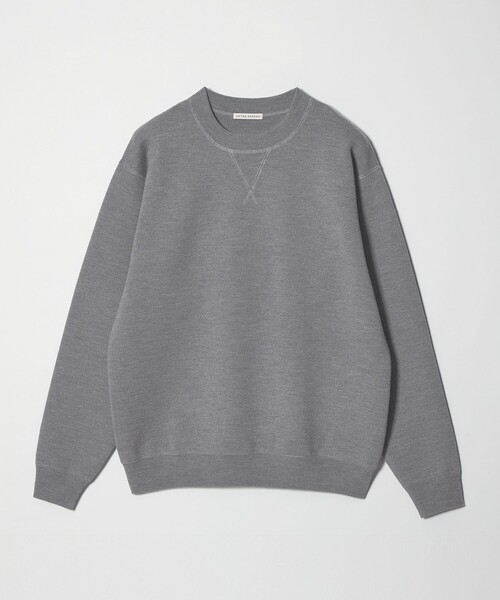 UNITED ARROWS（ユナイテッドアローズ）の「ウール カシミヤ クルーネック スウェットニット（ニット/セーター・メンズ・グレー系/ナチュラル/ブラック/ライラック・S/L/XL/M）」の19枚目の写真