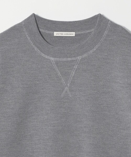 UNITED ARROWS（ユナイテッドアローズ）の「ウール カシミヤ クルーネック スウェットニット（ニット/セーター・メンズ・グレー系/ナチュラル/ブラック/ライラック・S/L/XL/M）」の21枚目の写真