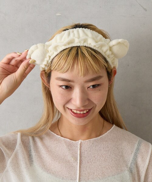BIRTHDAY BAR（バースデイバー）の「好吃　餃子／肉まんヘアバンド（ヘアバンド・レディース・アイボリー/ホワイト・0）」の2枚目の写真