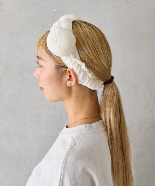 BIRTHDAY BAR（バースデイバー）の「好吃　餃子／肉まんヘアバンド（ヘアバンド・レディース・アイボリー/ホワイト・0）」の20枚目の写真