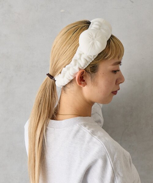 BIRTHDAY BAR（バースデイバー）の「好吃　餃子／肉まんヘアバンド（ヘアバンド・レディース・アイボリー/ホワイト・0）」の10枚目の写真