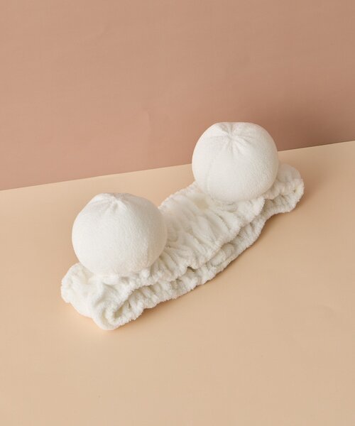 BIRTHDAY BAR（バースデイバー）の「好吃　餃子／肉まんヘアバンド（ヘアバンド・レディース・アイボリー/ホワイト・0）」の6枚目の写真