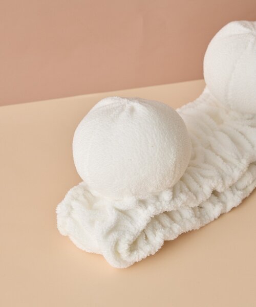 BIRTHDAY BAR（バースデイバー）の「好吃　餃子／肉まんヘアバンド（ヘアバンド・レディース・アイボリー/ホワイト・0）」の7枚目の写真