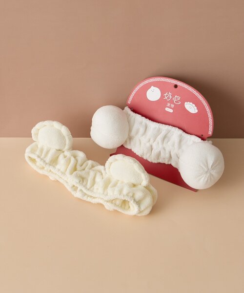 BIRTHDAY BAR（バースデイバー）の「好吃　餃子／肉まんヘアバンド（ヘアバンド・レディース・アイボリー/ホワイト・0）」の21枚目の写真