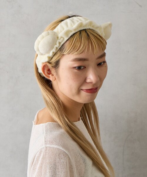 BIRTHDAY BAR（バースデイバー）の「好吃　餃子／肉まんヘアバンド（ヘアバンド・レディース・アイボリー/ホワイト・0）」の15枚目の写真
