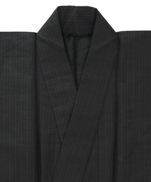 KYOETSU(キョウエツ)の「洗えるメンズ縞柄袷着物(着物・メンズ・ネイビー/ダークグレー/ボルドー/ブラック・S/3L/LL/M/L)」の11枚目の写真