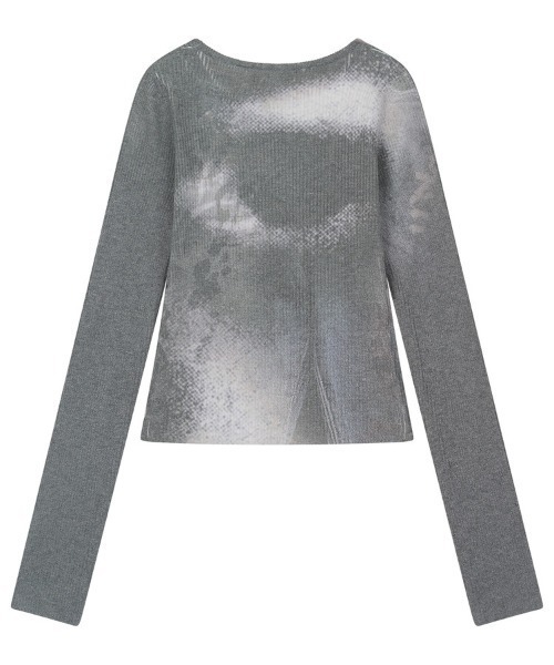 L.H.P(エルエイチピー)の「DOGMA EHKS/ドグマエークス/BRUISED HEART CROP KNIT(ニット/セーター・レディース・レッド・F)」の8枚目の写真