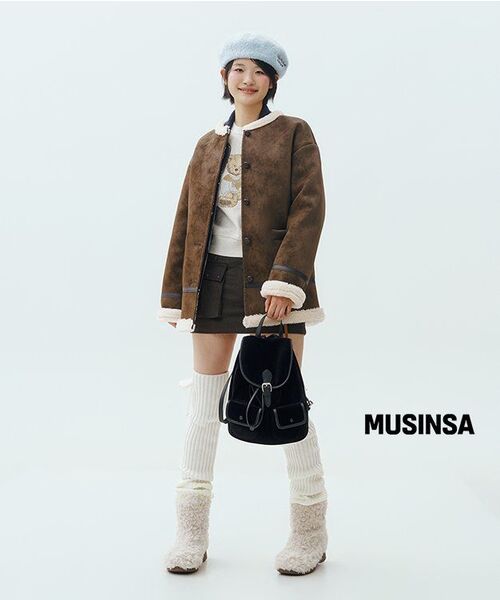 Midnight Move(ミッドナイトムーブ)の「wool pk skirt (brown)(スカート・レディース・その他・SMALL/MEDIUM)」の7枚目の写真