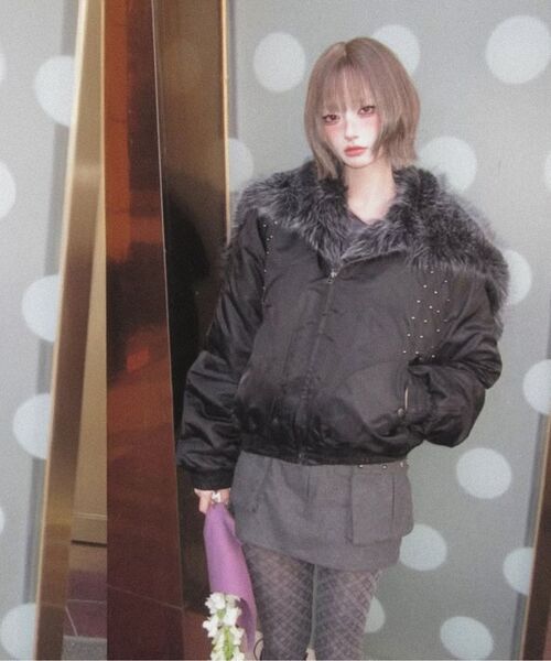 Midnight Move(ミッドナイトムーブ)の「wool pk skirt (brown)(スカート・レディース・その他・SMALL/MEDIUM)」の9枚目の写真