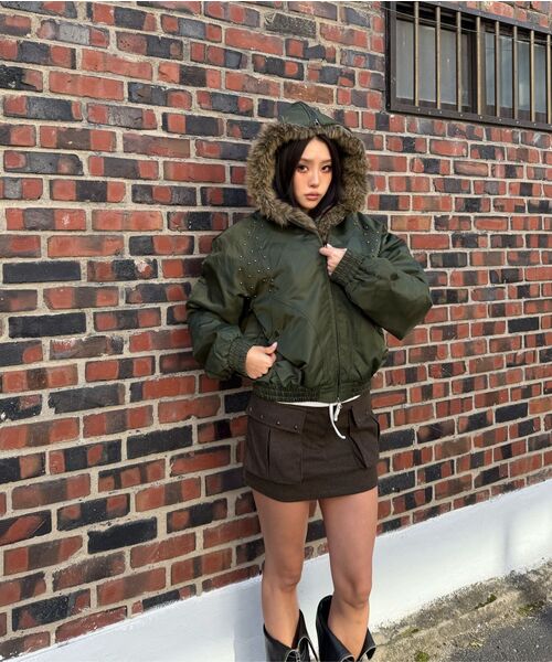 Midnight Move(ミッドナイトムーブ)の「wool pk skirt (brown)(スカート・レディース・その他・SMALL/MEDIUM)」の15枚目の写真