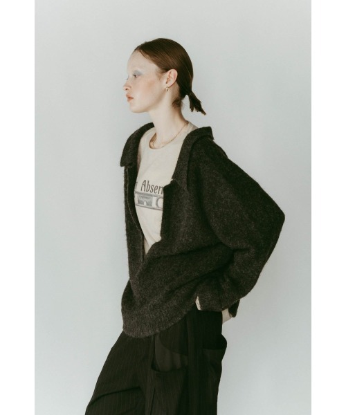 Knuth Marf（クヌースマーフ）の「docking loose knit(unisex)（ニット/セーター・レディース・レッド/グレー系その他/アイボリー・FREE）」の19枚目の写真