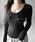 me+em select�i�~�[���Z���N�g�j�́u�����y ���N�� �z�A�E�g�|�P�b�g�I�[�v���l�b�N�X�����g�b�v�X �^ out pocket open neck slim tops�iT�V���c/�J�b�g�\�[�j�v�b�u���b�N