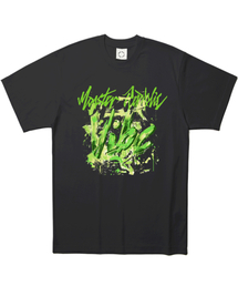 MONSTER REPUBLIC（モンスターリパブリック）の「バイブ ビビッドグリーン Tシャツ ブラック（Tシャツ/カットソー）」