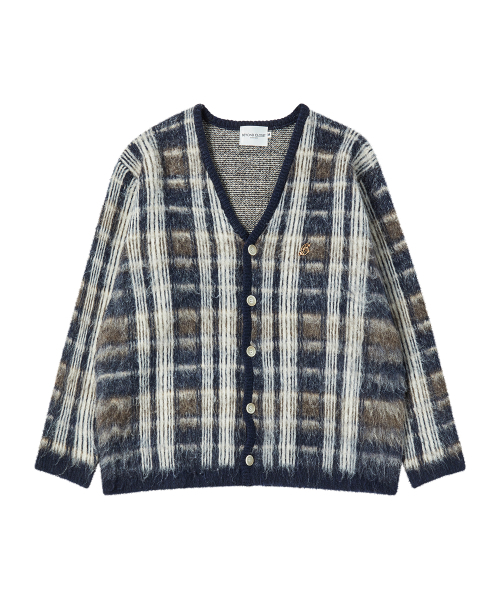 Beyond Closet(-)の「プレピー ヘアリー チェック モヘア タフ カーディガン ネイビー(カーディガン/ボレロ・メンズ・その他・SMALL/MEDIUM)」の3枚目の写真