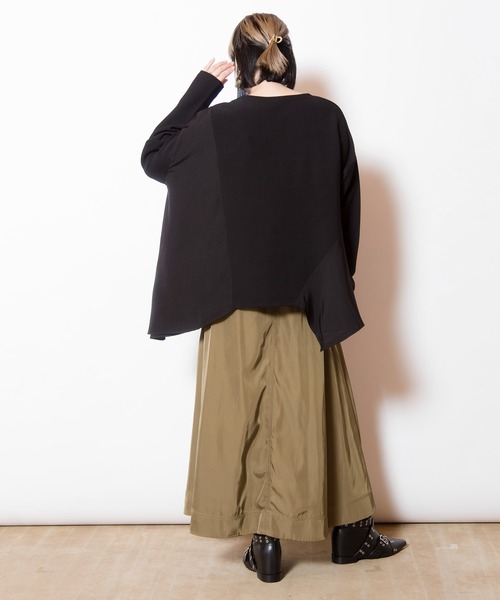 OSMOSIS（オズモーシス）の「ポケットフレアースカート（スカート・レディース・カーキ/ブラック/ブラウン・ONE SIZE）」の12枚目の写真