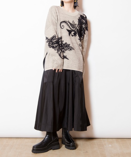 OSMOSIS（オズモーシス）の「ポケットフレアースカート（スカート・レディース・カーキ/ブラック/ブラウン・ONE SIZE）」の15枚目の写真