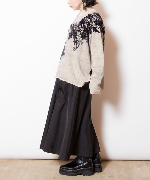 OSMOSIS（オズモーシス）の「ポケットフレアースカート（スカート・レディース・カーキ/ブラック/ブラウン・ONE SIZE）」の17枚目の写真