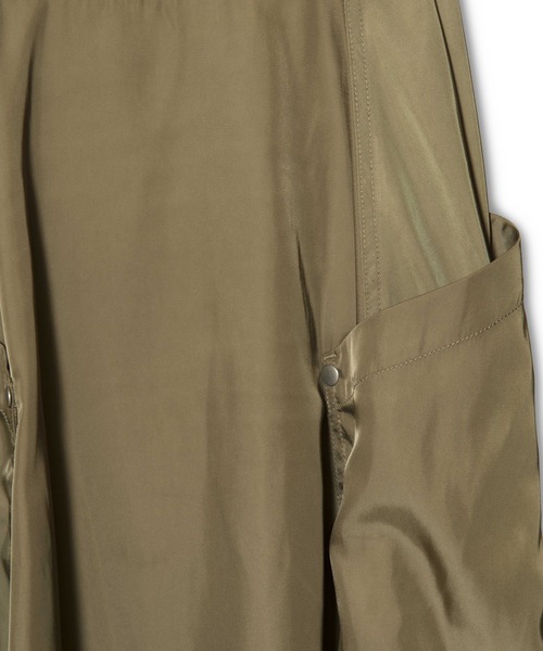 OSMOSIS（オズモーシス）の「ポケットフレアースカート（スカート・レディース・カーキ/ブラック/ブラウン・ONE SIZE）」の21枚目の写真