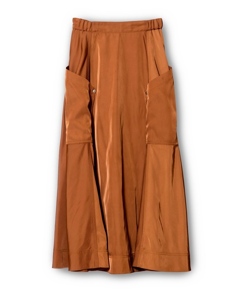 OSMOSIS（オズモーシス）の「ポケットフレアースカート（スカート・レディース・カーキ/ブラック/ブラウン・ONE SIZE）」の22枚目の写真