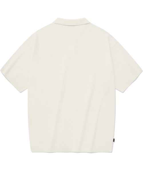 COVERNAT（カバーナット）の「ウェイルロゴカラー ハーフニット アイボリー（ニット/セーター・レディース・その他・LARGE/XX-LARGE/MEDIUM/SMALL/X-LARGE）」の2枚目の写真