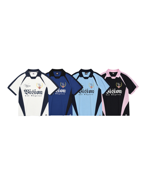 VISION STREET WEAR(ヴィジョンストリートウェア)の「VSW Soccer Jersey Pink(ポロシャツ・レディース・その他・SMALL/LARGE/MEDIUM)」の2枚目の写真