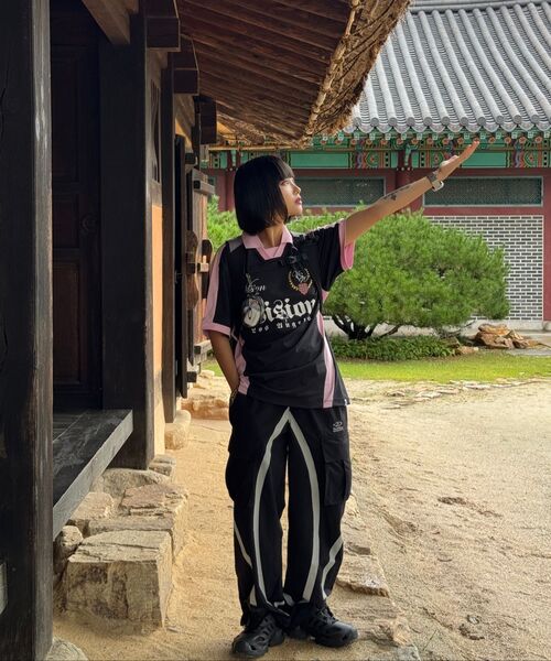 VISION STREET WEAR(ヴィジョンストリートウェア)の「VSW Soccer Jersey Pink(ポロシャツ・レディース・その他・SMALL/LARGE/MEDIUM)」の3枚目の写真