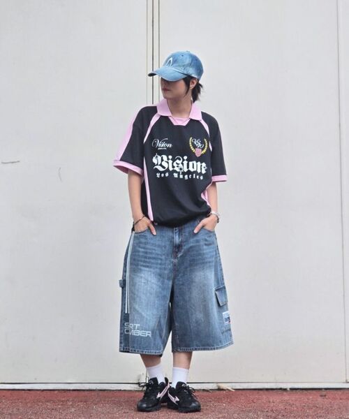 VISION STREET WEAR(ヴィジョンストリートウェア)の「VSW Soccer Jersey Pink(ポロシャツ・レディース・その他・SMALL/LARGE/MEDIUM)」の4枚目の写真