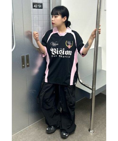 VISION STREET WEAR(ヴィジョンストリートウェア)の「VSW Soccer Jersey Pink(ポロシャツ・レディース・その他・SMALL/LARGE/MEDIUM)」の7枚目の写真