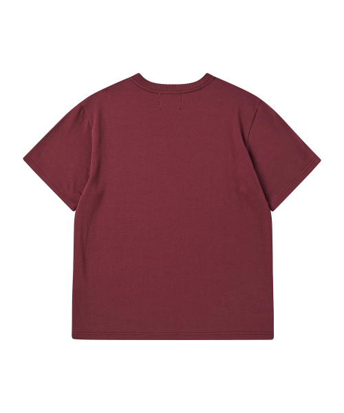 Beyond Closet（-）の「[コレクションライン] 80Sミリタリーアーカイブダメージガーメンツ半袖Tシャツバーガンディ（Tシャツ/カットソー・レディース・その他・LARGE）」の3枚目の写真