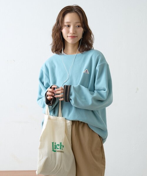 GEVACO（ゲバコ）の「【GEVACO】裏フリースボートネックリバーシブルプルオーバー（Tシャツ/カットソー・レディース・サックスブルー/ブラック/ネイビー・MEDIUM/LARGE）」の11枚目の写真