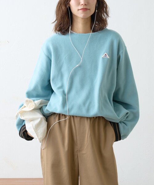 GEVACO（ゲバコ）の「【GEVACO】裏フリースボートネックリバーシブルプルオーバー（Tシャツ/カットソー・レディース・サックスブルー/ブラック/ネイビー・MEDIUM/LARGE）」の12枚目の写真