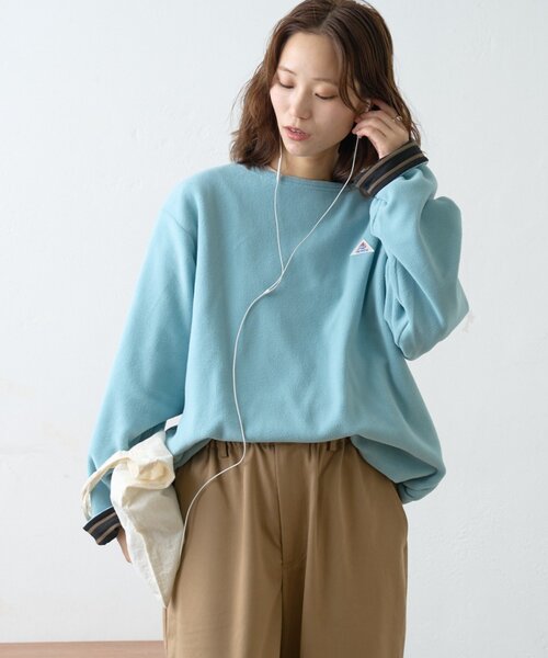 GEVACO（ゲバコ）の「【GEVACO】裏フリースボートネックリバーシブルプルオーバー（Tシャツ/カットソー・レディース・サックスブルー/ブラック/ネイビー・MEDIUM/LARGE）」の13枚目の写真