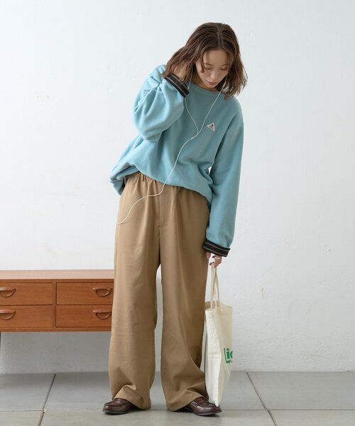 GEVACO（ゲバコ）の「【GEVACO】裏フリースボートネックリバーシブルプルオーバー（Tシャツ/カットソー・レディース・サックスブルー/ブラック/ネイビー・MEDIUM/LARGE）」の16枚目の写真