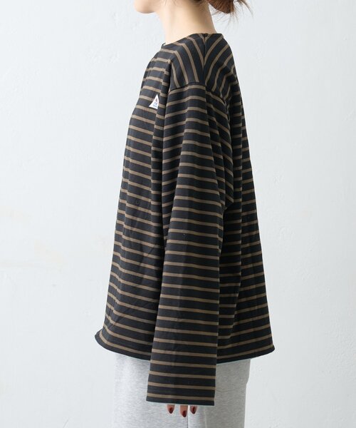 GEVACO（ゲバコ）の「【GEVACO】裏フリースボートネックリバーシブルプルオーバー（Tシャツ/カットソー・レディース・サックスブルー/ブラック/ネイビー・MEDIUM/LARGE）」の19枚目の写真