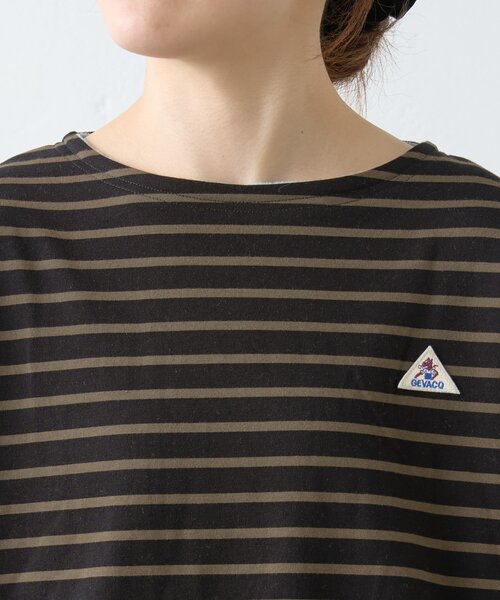 GEVACO（ゲバコ）の「【GEVACO】裏フリースボートネックリバーシブルプルオーバー（Tシャツ/カットソー・レディース・サックスブルー/ブラック/ネイビー・MEDIUM/LARGE）」の21枚目の写真