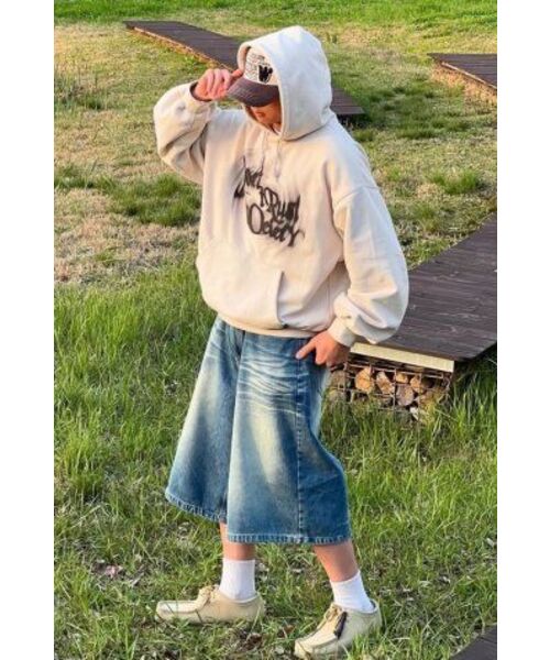 URBANSTOFF(アーバンストッフ)の「ディストレスドフードパーカー(クリーム)(パーカー・レディース・その他・MEDIUM/LARGE)」の15枚目の写真