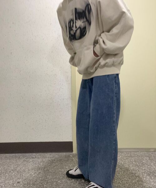 URBANSTOFF(アーバンストッフ)の「ディストレスドフードパーカー(クリーム)(パーカー・レディース・その他・MEDIUM/LARGE)」の16枚目の写真