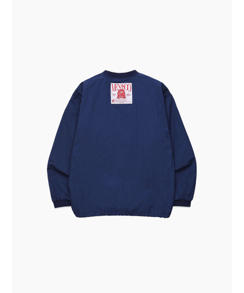 MENASOO(ミナス)の「HEARTTRACK VNECK NYLON ANORAK JACKET_NAVY(ナイロンジャケット・レディース・ネイビー・FREE)」の9枚目の写真