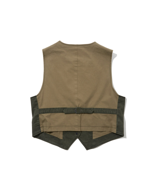 PENFIELD(ペンフィールド)の「ウィメンズシグネチャーフェイデッドコットンメディーバルベストオリーブ_FR2WV02F(ベスト・レディース・オリーブ・SMALL/MEDIUM)」の3枚目の写真