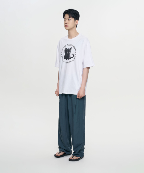 SLOW RECORD HOUSE(スローレコードハウス)の「ナイロンワンタックパンツ_ターコイズ(スウェットパンツ・レディース・その他・SMALL/MEDIUM/LARGE)」の12枚目の写真