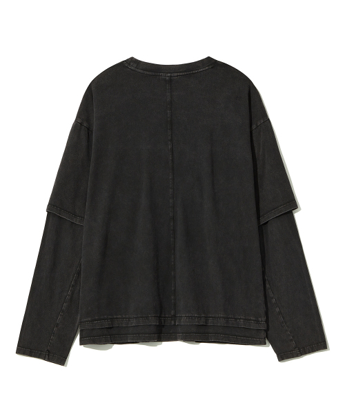 WANGGWAN(ワングァン)の「ピースレイヤードウォッシングTシャツ(Tシャツ/カットソー・メンズ・ブラック・MEDIUM/LARGE)」の19枚目の写真