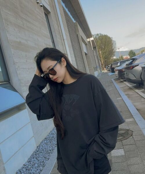 WANGGWAN(ワングァン)の「ピースレイヤードウォッシングTシャツ(Tシャツ/カットソー・メンズ・ブラック・MEDIUM/LARGE)」の18枚目の写真