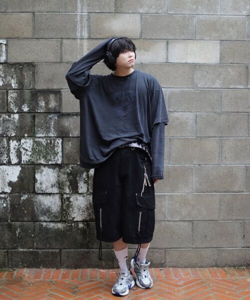 WANGGWAN(ワングァン)の「ピースレイヤードウォッシングTシャツ(Tシャツ/カットソー・メンズ・ブラック・MEDIUM/LARGE)」の9枚目の写真