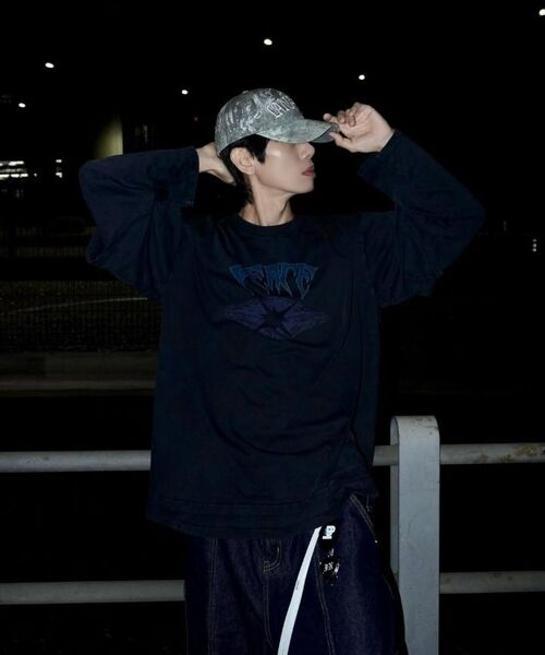 WANGGWAN(ワングァン)の「ピースレイヤードウォッシングTシャツ(Tシャツ/カットソー・メンズ・ブラック・MEDIUM/LARGE)」の10枚目の写真