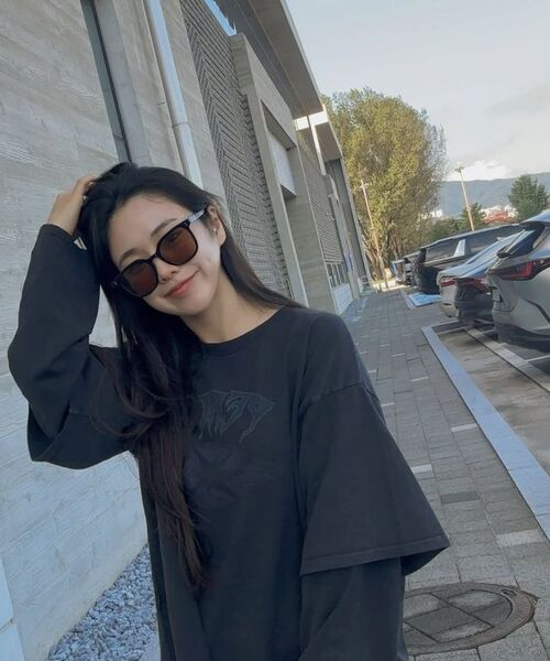 WANGGWAN(ワングァン)の「ピースレイヤードウォッシングTシャツ(Tシャツ/カットソー・メンズ・ブラック・MEDIUM/LARGE)」の4枚目の写真