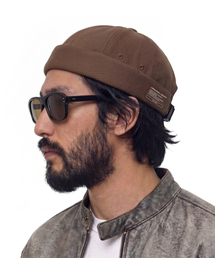 UNDERCONTROL（アンダーコントロール）の「コットンブリムレスキャップ MOLD CAP / ツイルコットン / D ブラウン（キャップ）」