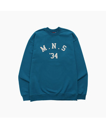 UNISEX MNS34 APPLIQUE SWEATSHIRT_BLUE