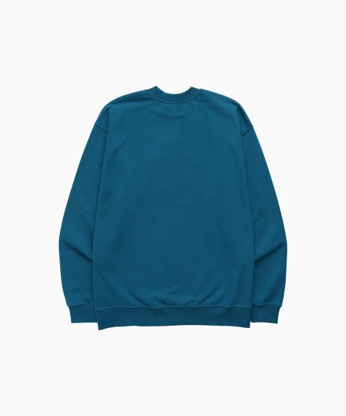 MENASOO(ミナス)の「UNISEX MNS34 APPLIQUE SWEATSHIRT_BLUE(スウェット・レディース・ブルー・F)」の6枚目の写真